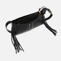 Esteri bolso bandolera pequeño con flecos y detalles metálicos 
