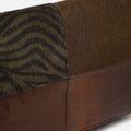 Bemir bolso bandolera con solapa y estampado patchwork animal print 