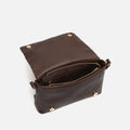 Bemir bolso bandolera con solapa y estampado patchwork animal print 