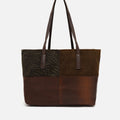 Bemiri bolso shopper grande con estampado patchwork animal print 