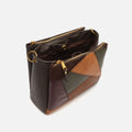 Patxi bolso de hombro e bandolera extraíble con estampado patcwork 