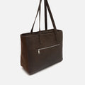 Sona portaordenador estilo shopper de 14 pulgadas con detalles metálicos 