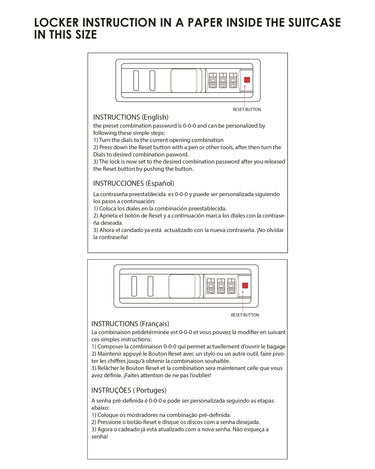 Milan Maleta Grande instrucciones 