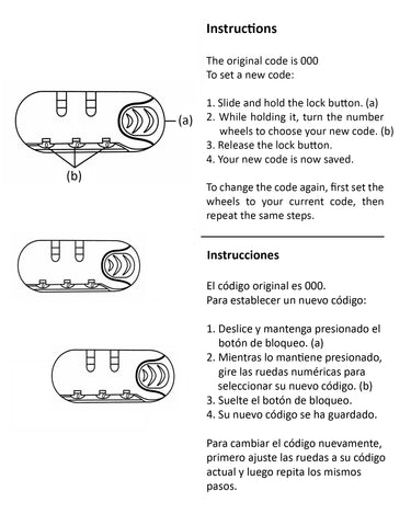 London maleta mediana rígida instrucciones 