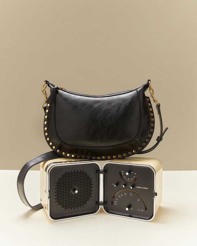 Beulito bolso bandolera pequeño con detalles metálicos