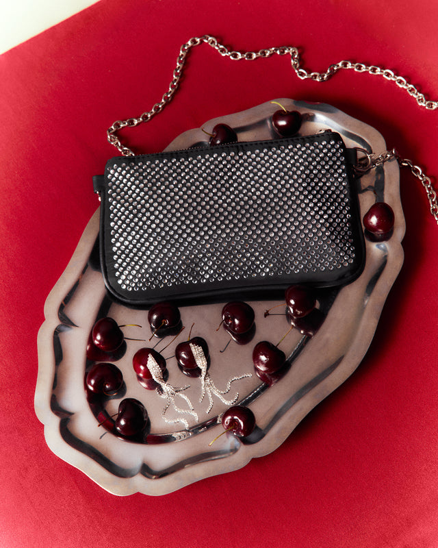 Cleo bolso de fiesta con detalles brillantes