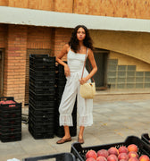 Tillian bolso bandolera efecto rafia con detalle colgante 