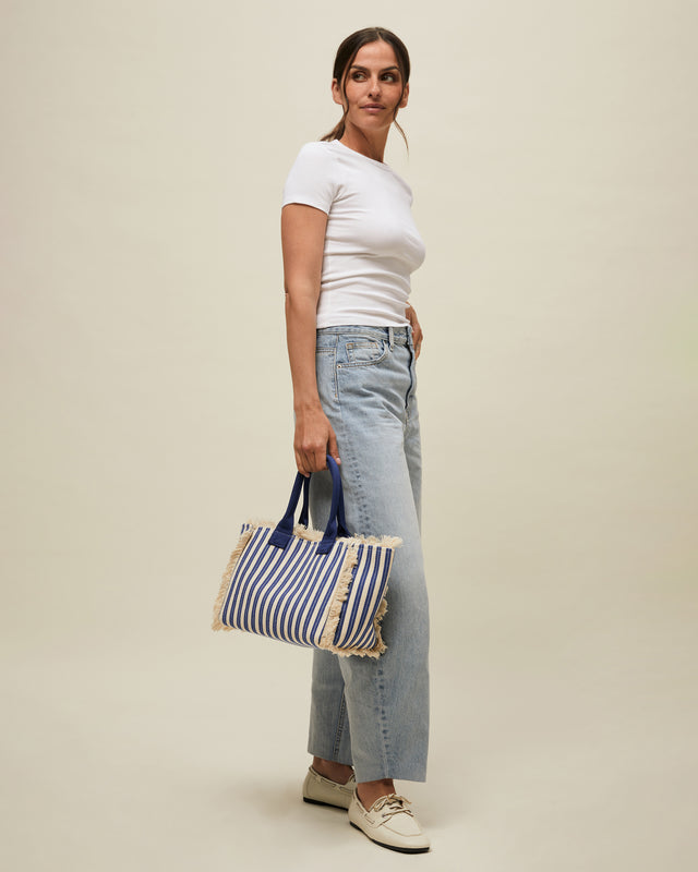 Barte bolso shopper estampado de rayas