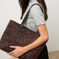 Belbu bolso shopper grande efecto ante animal print 