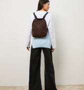 Belbu mochila antirrobo efecto ante animal print 