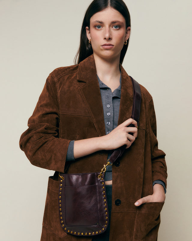 Beulin bolso bandolera pequeño con detalles metálicos