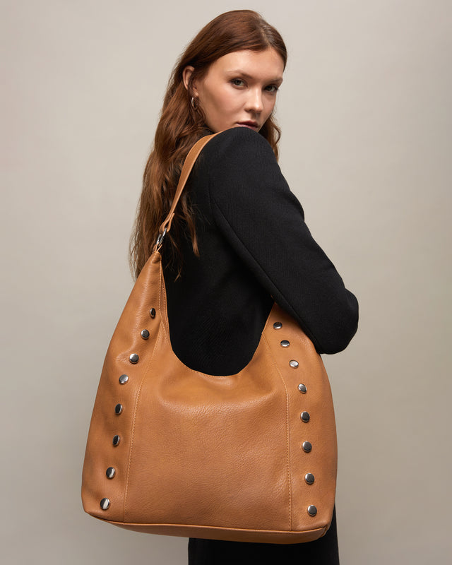 Diblini Hobo bag with metallic details