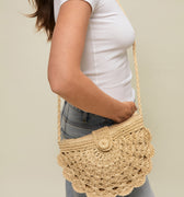 Dondy bolso pequeño efecto rafia 