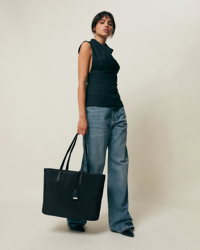 Emanda Nylon shopper bag 
