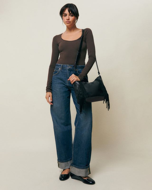 Evi sac à bandoulière à franges