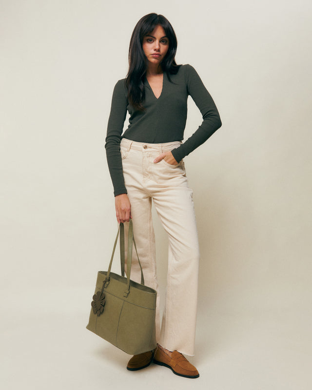 Filiberta bolso shopper grande con detalle colgante