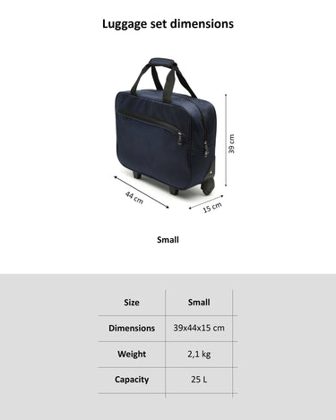 Franc weekendbag trolley de Misako 