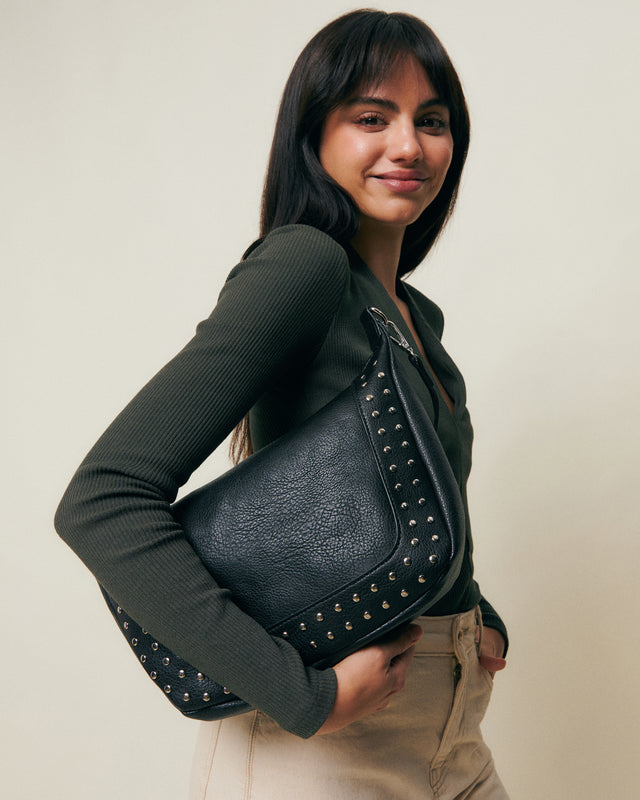 Kalania Medium shoulder bag with metallic details 