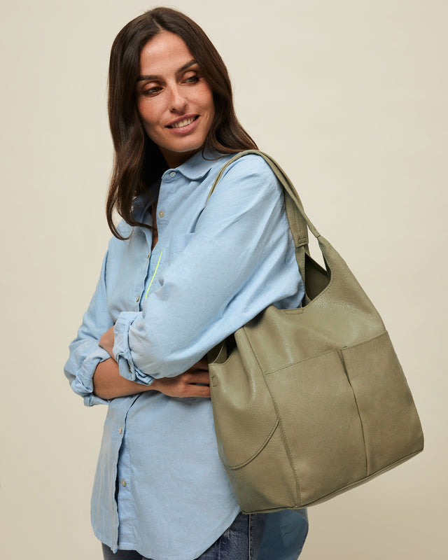 Karanfil bolso de hombro con neceser extraíble