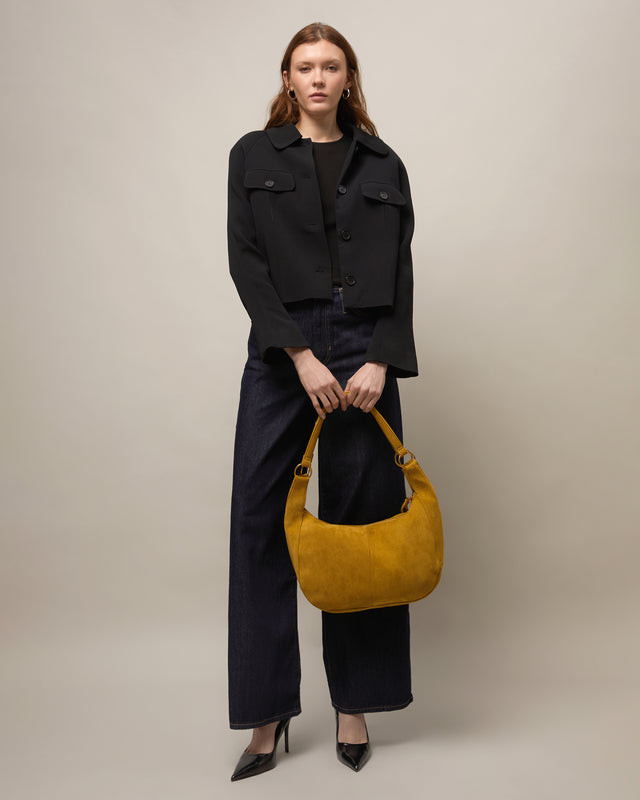 Sandrina-1 sac à épaule effet daim