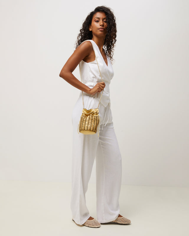 Saqui beaded party bag
