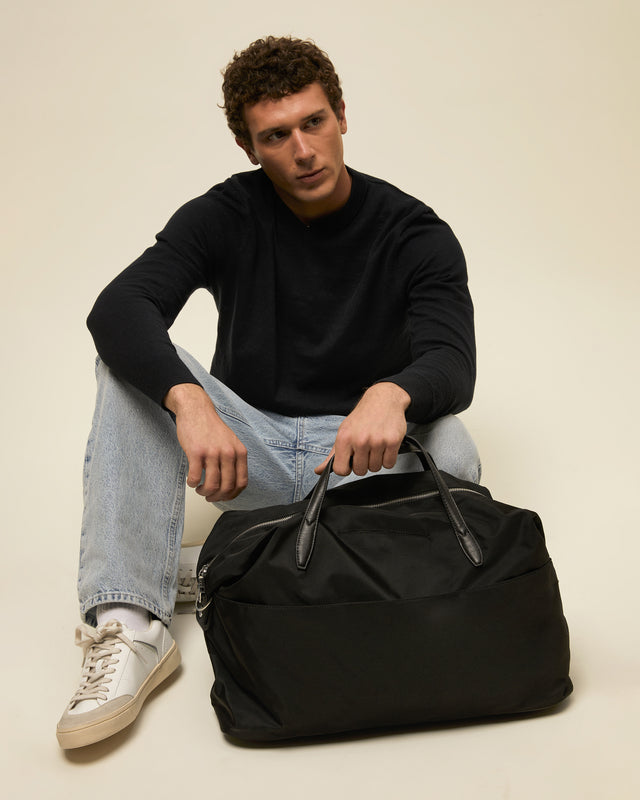 Teme mala de fim-de-semana com manípulo a tiracolo removível