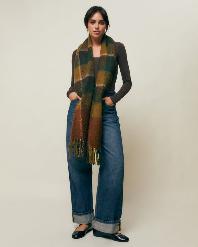 Ulina maxi écharpe imprimée