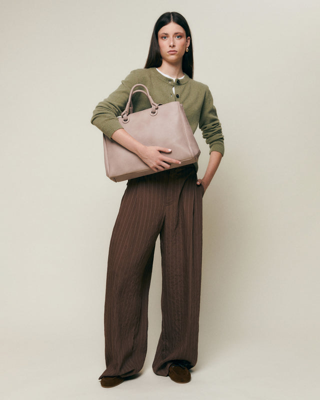 Venti large shopper bag with hand strap