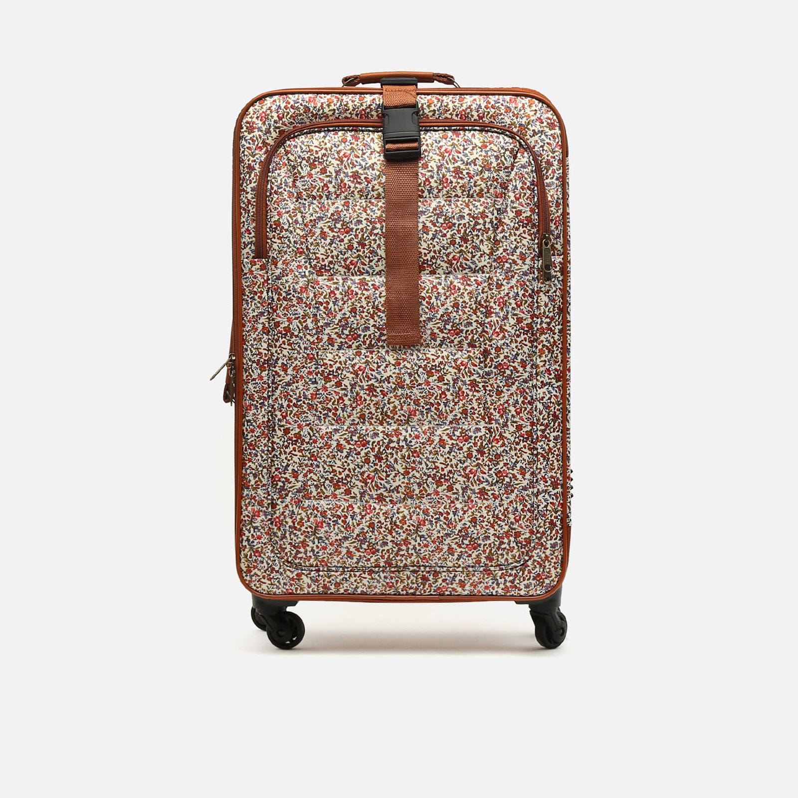 Medium suitcase floral print