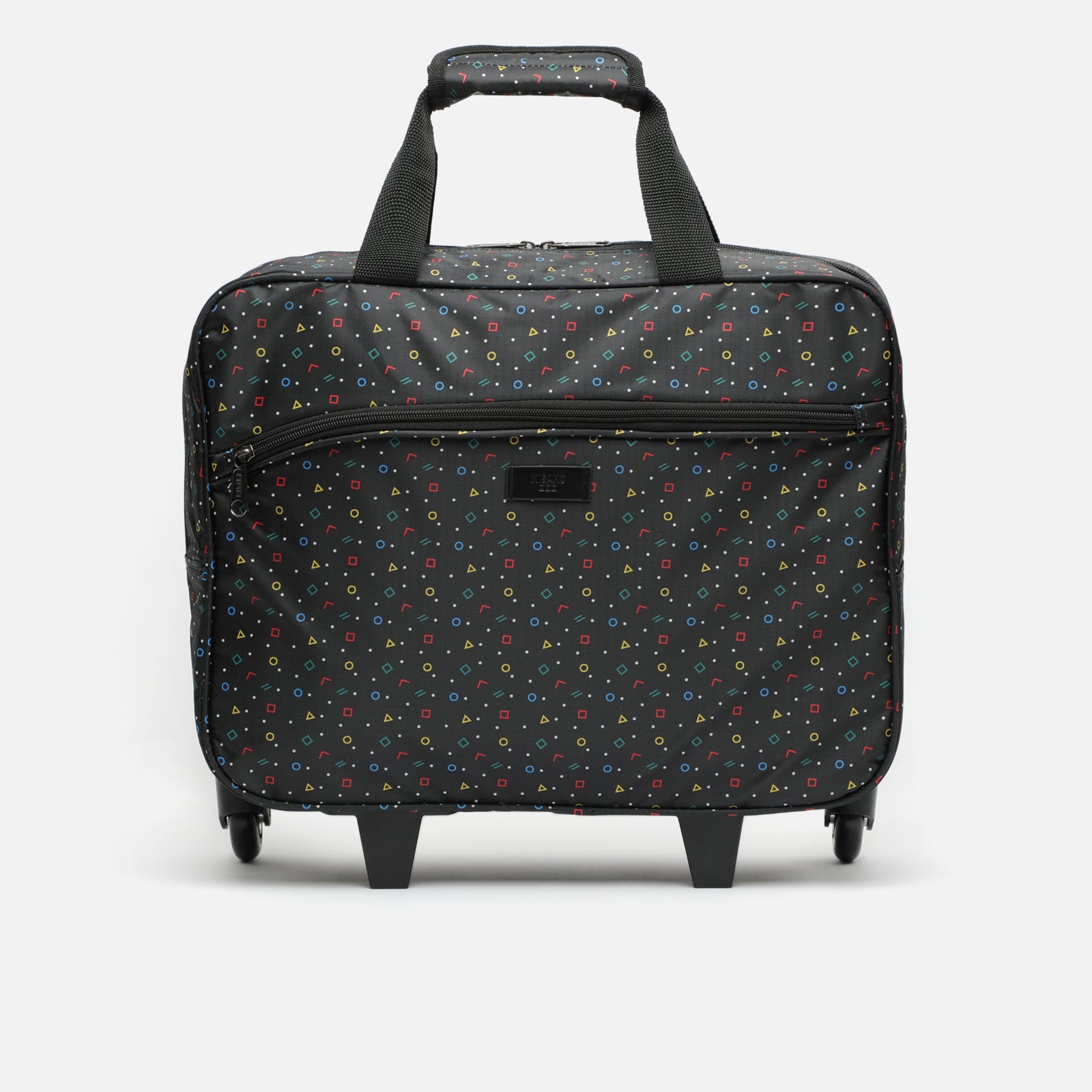 Menphis printed wheeled briefcase