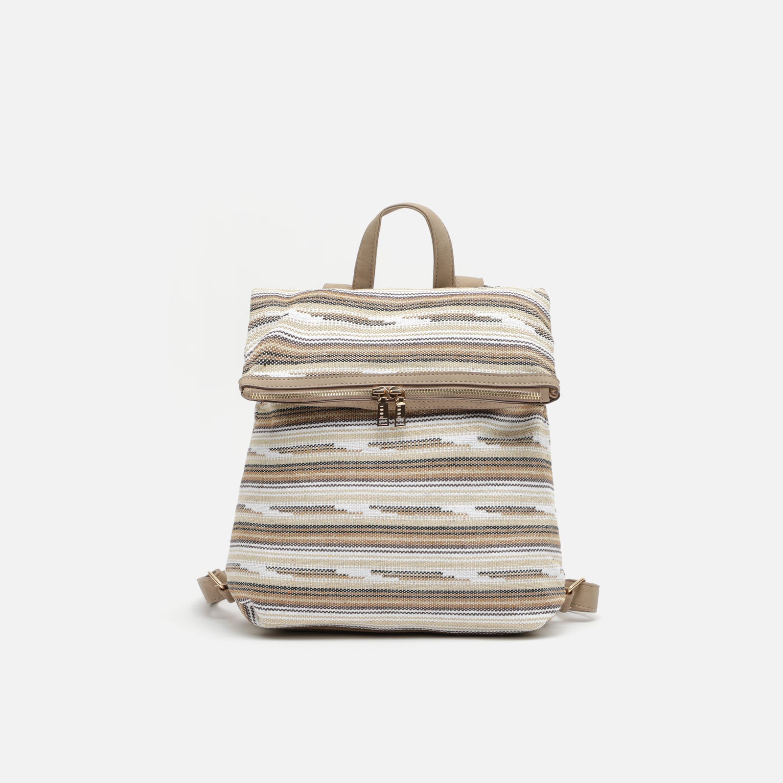Claribel jacquard printed backpack